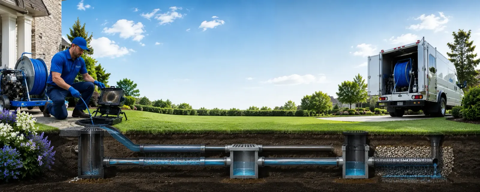Outdoor drain cleaning information for Red Oak, VA